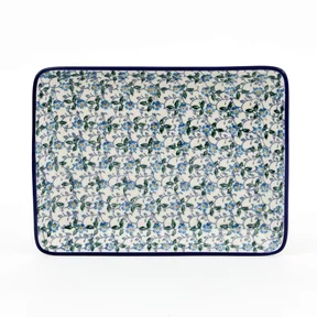 Tacka ceramiczna 111 24/18cm <br> 2089X Niezapominajki